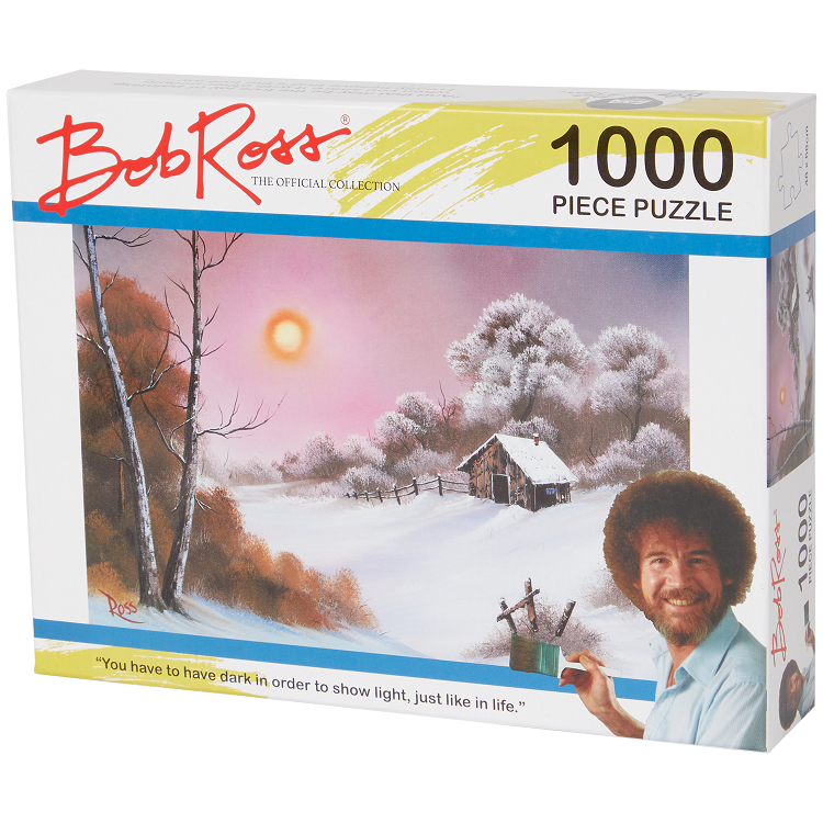 Bob Ross puzzle 1000 - Warm Winter Day